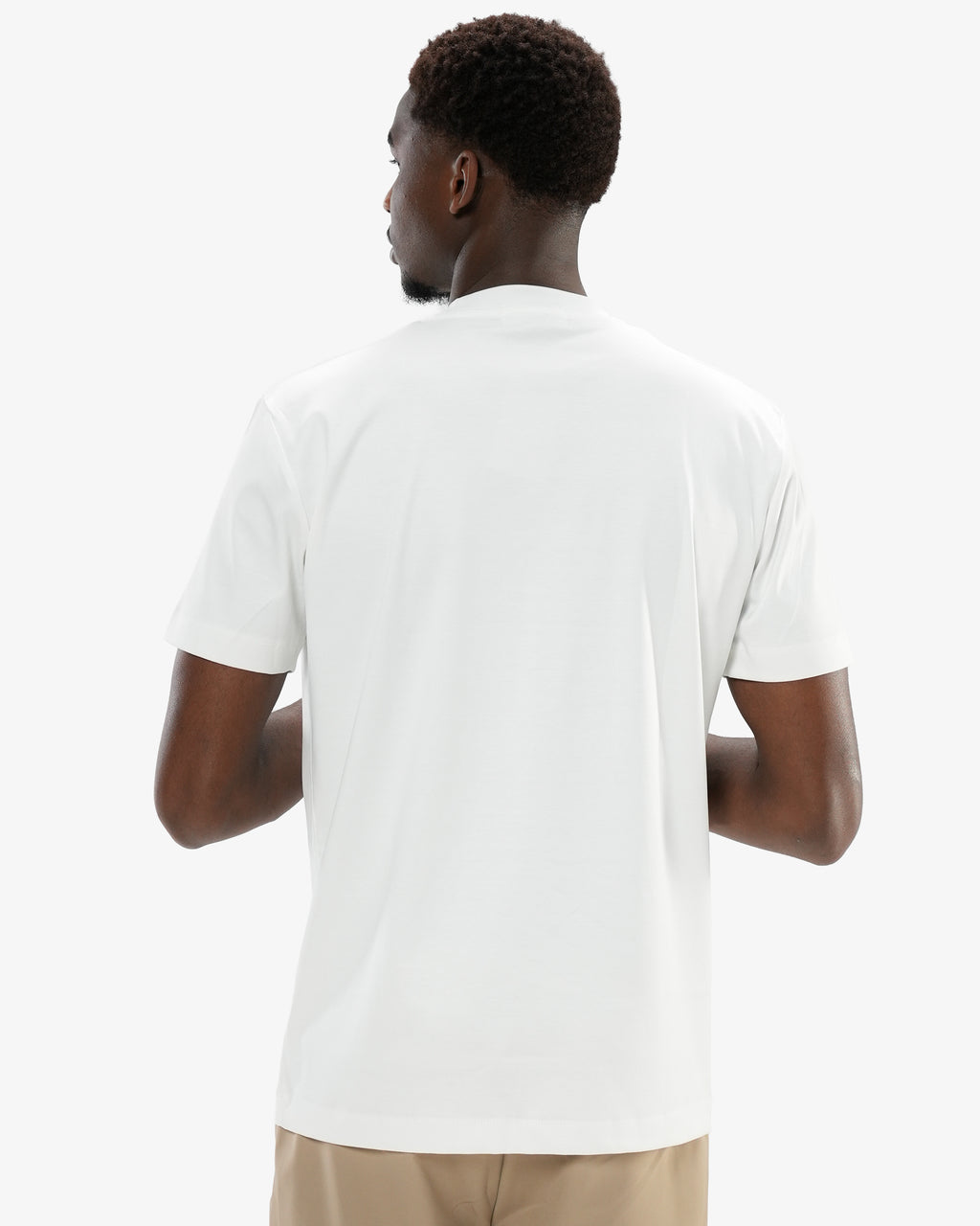 Mercerized Cotton T-Shirt - White