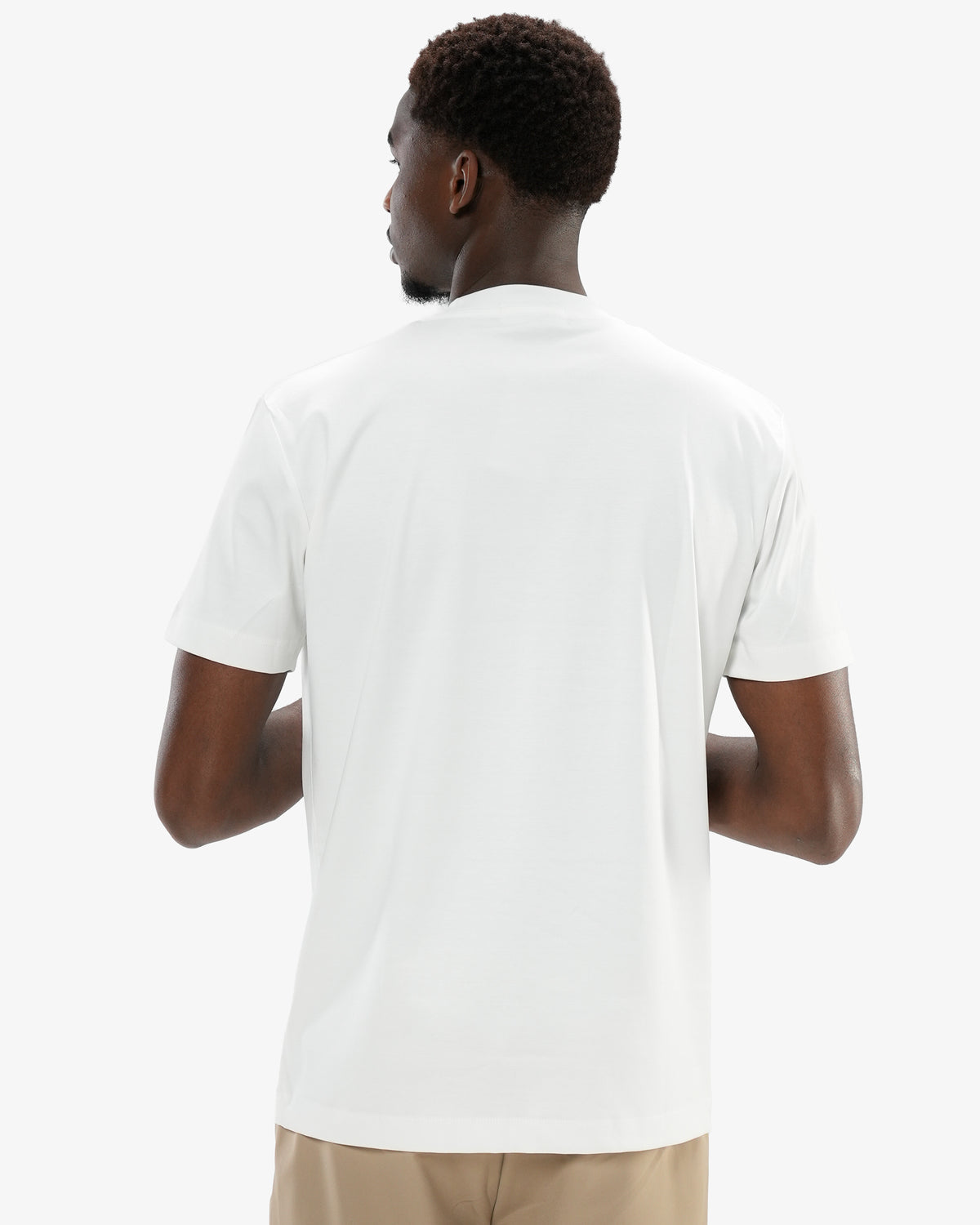 Mercerized Cotton T-Shirt - White